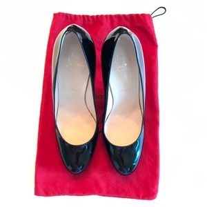 New Simple Leather Patent Pump
